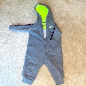 NIKE hooded onesie